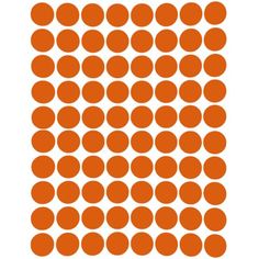 an orange polka dot pattern on a white background