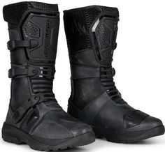 Leather Motorcycle Boots, Protective Gear, Motorcycle Boots, Mens Leather, Boots Black, Cowhide Leather, Leather Men, Black Boots, Black Gray