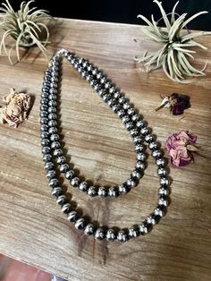 8 mm Sterling Silver Pearls 20 inch 3 inch chain sterling silver 1 necklace for the price Tie Accessories Men, Hair Tie Accessories, Navajo Necklace, Silver Pearl Necklace, Pearls Necklace, Silver Shop, Silver Pearls, Men's Collection, Ring Bracelet