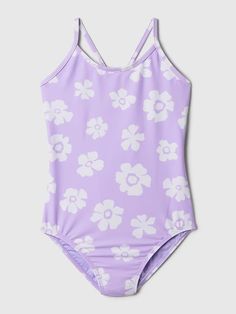 Kids One-Piece Swimsuit | Gap Gender Equality, Support People, Gap Kids, Upf 50, One Piece Swimsuit, Uv Protection, Spaghetti Strap, Gap, One Piece