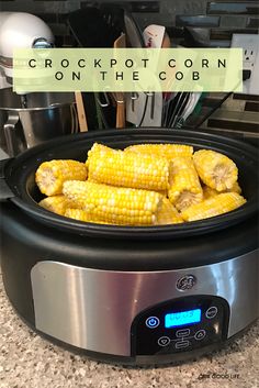 crockpot corn on the cob in an electric pressure cooker