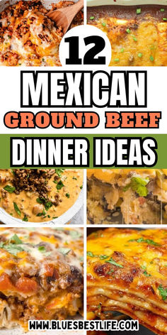 A collection of Mexican inspired ground beef recipes. Ground Beef Taco Meat Recipes, Authentic Queso Dip, Ground Beef Mexican Recipes, Tex Mex Dinner, Authentic Queso, Ideas With Ground Beef, Dinner Ideas With Ground Beef, Ground Beef Dinner Ideas, Beef Dinner Ideas