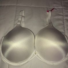 Never Worn Maidenform White Bra. Only Stored. Purchased When I Was Pregnant But Never Had The Chance To Wear. Elegant White Stretch Bra, White Stretch Bra Partially Lined, White Stretch Push-up Bra, Elegant White Full Coverage Bra, White Padded Push-up Bra, White Padded Full Cup Bra, Maidenform Bras, White Bra, Satin Bra