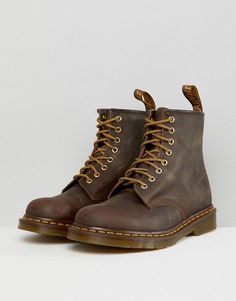 Doc Martens Brown Boots, Brown Doc Martens Aesthetic, Goblincore Boots, Dr Martens Aesthetic, Brown Docs, 1460 Dr Martens, Brown Doc Martens, Brown Lace Up Boots, Brown Dr Martens