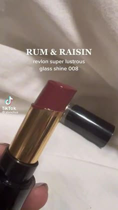 Revlon Lustrous Lipstick Rum Raisin, Run Raisin Lipstick, Revlon Rum Raisin Lipstick, Rum Raisin Lipstick, Revlon Rum Raisin, Raisin Lipstick, Revlon Super Lustrous Glass Shine, Glass Shine Lipstick, Lipstick Aesthetic