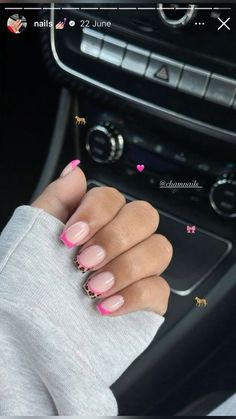 Cute Nail Natural, Short No Acrylic Nails, Nail Inspiration Preppy, Cute Nail Inspo Acrylic Square, Simple Christmas Nails No Design, Cute Nail Designs Preppy, Cute At Home Nail Ideas, Short Cute Nails Square, Biab Summer Nails Ideas