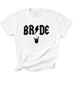 a white t - shirt with the word brac on it