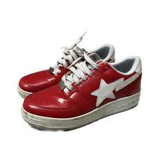 Worn No Lowballs Will Ship As Soon As Possible Red Bape Shoes, Bapesta Hoodie Red, Bape Shoe Star, Orange Bapesta Shoes, Bape Shoes Red Blue Yellow, Bape Shoes, Mens Shoes Sneakers, Christmas List, Shoes Sneakers