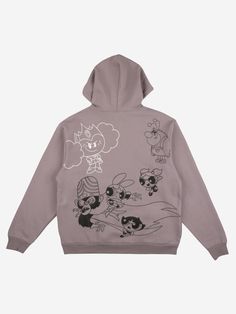 Fleece zip hoodie 80% cotton, 20% polyester Puff print art on the front and back Drawstring hood Imported Officially Licensed Powerpuff Girls merchandise Character Outline, Powerpuff Girls Characters, Types Of T Shirts, Puff Print, Hoodie Girl, Powerpuff Girls, Girls Jacket, Zip Up, Zip Hoodie