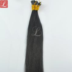 Black Color I Tip Hair Extension http://www.latesthair.com/ Micro Ring Hair Extensions, Selling Hair, I Tip Hair Extensions, Straight Hair Extensions, 100 Human Hair Extensions