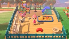 an animal crossing game is shown in this screenshot from the nintendo wii video game