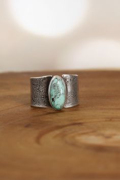 Style meets sophistication in our Silver Turquoise Ring. Inspired by the rich colors and textures of the marshes of Hubei, Yungai (Cloud Mountain) in Asia, this ring is made to stand out and make a lasting impact. Wear it and own your magic. Handmade with love in the heart of Wyoming. Cloud Mountain, Black Tourmaline Ring, Silver Turquoise Ring, Mountain Necklace, Stamped Bracelet, Ring Turquoise, Turquoise Ring Silver, Mom Jewelry, Handmade Rings