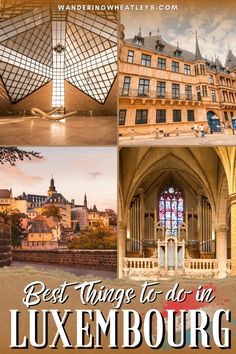 the best things to do in bordeaux, france with text overlaying it and images of buildings