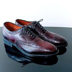 Allen Edmonds Cambridge Shell Cordovan Wingtip Handcrafted In Usa In Burgundy Cordovan With 360 Bench Welt Construction For Durability & Stability ~ For Centuries Shell Cordovan Leather Has Been One Of The Most Sought-After Shoemaking Materials, Classic Brogue Wingtip Built With Hand-Selected Hides From Chicago's Famed Horween Tannery. Handcrafted In Port Washington, Wisconsin Usa :) Retail: $750 Condition: Brand New With Allen Edmonds Original Shoe Box (No Price Tag) Bonus: Allen Edmonds Luxury Luxury Goodyear Welted Dress Shoes For Galas, Luxury Wingtip Oxfords For Galas, Designer Formal Wingtip Leather Shoes, Luxury Italian Leather Shoes For Formal Occasions, Designer Goodyear Welted Dress Shoes For Galas, Luxury Leather Shoes With Almond Toe, Luxury Brown Dress Shoes For Wedding, Luxury Oxfords With Leather Lining For Galas, Luxury Wingtip Dress Shoes For Galas