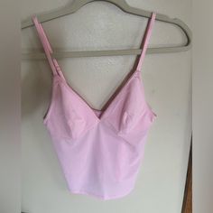 Brand New Pretty Pink Top Runs Small Pink Cotton Tops Bra Friendly, Pink Cotton Bra-friendly Tops, Pink Cotton Tops With Bra-friendly Design, Fitted Pink Crop Top From Urban Outfitters, Urban Outfitters Fitted Camisole Top, Fitted Pink Crop Top By Urban Outfitters, Fitted Camisole Tops By Urban Outfitters, Urban Outfitters Fitted Cami Crop Top, Fitted Cami Crop Top By Urban Outfitters