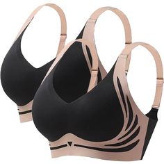 PRICES MAY VARY. 75% Cotton,25% Nylon 【Wireless Comfort】: Our super gather bra offers wireless freedom, while the wireless design ensures you can move freely without any restrictions, eliminating the discomfort and constriction often associated with traditional wired bras. 【Breathable Fabric】: Our Dawncog Wireless Push up Bra for women are padded with breathable padding, helping you to build a perfect chest shape. 【Push-Up Enhancement】: This super push up bra features a push-up design that gentl Gather Bra, Super Push Up, Bra For Women, Feminine Silhouette, Push Up Bra, Push Up, Breathable Fabric, Night Out, Happy Shopping