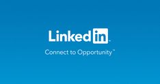 the linkedin logo is shown against a bright blue sky with an airplane in the background