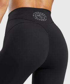 Gymshark Legacy Regular Leggings - Black | Gymshark Old School Fits, Low Rise Leggings, Workout Style, Workout Fits, Gym Pants, Fitness Gear, School Fits, New School, Christmas Stuff