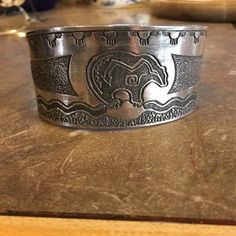 Native American inspired jewelry Man in the Maze Spirit Cuff | Etsy Southwestern Stamped Cuff Bracelet For Gift, Southwestern Stamped Cuff Bracelet As Gift, Southwestern Stamped Bracelets As Gift, Southwestern Stamped Bracelets For Gift, Symbolic Etched Cuff Bracelet As Gift, Symbolic Etched Cuff Bracelet For Gift, Etched Copper Jewelry, Man In The Maze, Horse Ring