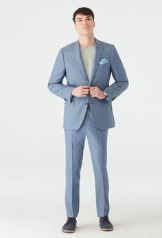 Sage Suit, Custom Suits Men, Navy Suits, Light Blue Blazer, Light Blue Suit, Suits Black, Light Blue Fabric, Suits Men, Custom Suits