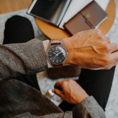 Dubline Walnut Grey Men's Wooden watch