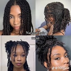 Natural Coily Hairstyles, Natural Hair Styles For Black, Natural Twist Out, Hair Styles For Black Women, Braids And Twists, Styles For Black Women, Hair Twists, Vietnamese Hair, Natural Hair Stylists