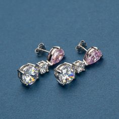 Product Information




SKU:    
EGS-200


Metal:
925 Sterling Silver


Color:    
White Gold


Rhodium:
Yes


Nickle Free:
Yes


Gemstone Information



Gem Type:
Created Diamond


Stone Color:
Pink & White


Stone Cut:
Pear & Round



Stone Size:
10mm*2p, 7*10mm*2p, 5mm*2p


Stone Weight:
About 11.95 CTTW.


Stone Setting:
Prong Setting


Average Clarity:
FL-IF


Average Color:
D-E Pink Diamond Earrings In Sterling Silver, Earrings Dangle Simple, Diamond Fashion Jewelry, Long Drop Earrings, Stone Setting, Diamond Drops, Diamond Drop Earrings, White Stone, Lab Created Diamonds