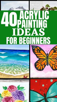 Looking for acrylic painting ideas? These paintings are great and you'll love them. If you're a beginner painter then you'll find these paintings very easy to master. These paintings are perfect for beginners so jump right in. Bob Ross Painting Videos, Donna Dewberry Painting, Bob Ross Paintings, Watercolor Lessons