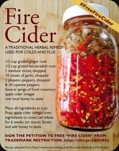 Master Tonic, Fire Cider Recipe, Cooking With Turmeric, Fire Cider, Cider Recipe, Diy Remedies, Cold Home Remedies