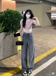 Tall Girl Outfits Aesthetic, Ulzzang Fashion Summer, Cute Vintage Outfits, Tall Girl Fashion, Girls Attire, Fashion Top Outfits, Everyday Fashion Outfits, Korean Fashion Dress