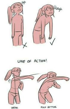 the instructions for how to do an action pose