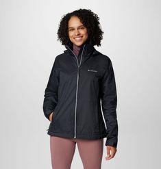 Coverage for unpredictable drizzles. This water-repellent jacket is an essential outer shell that seals out light rain and packs down into its own pocket. Packable Rain Jacket, Water Repellent Jacket, Boho Boutique, Light Rain, Pocket Light, Columbia Sportswear, Sportswear Women, Outerwear Coats, Lightweight Jacket