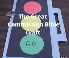 the great commission bible craft for kids