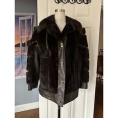 Stunning mink and leather jacket I had custom made at Nelson Furs Fits size 10/12, L/XL In excellent condition, a true classic piece Mink Jacket, Coats Jackets Women, Size 10, Custom Made, Coats For Women, Coats Jackets, Jackets & Coats, Jackets For Women, Leather Jacket