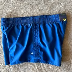 Xersion Running Shorts. Labeled A Size Xxl. Brand New With Original Tags. Can Be Tightened At The Waist. Blue Stretch Swim Trunks For Workout, Blue Stretch Swim Trunks For Sports, Blue Stretch Athleisure Swim Trunks, Blue Stretch Swim Trunks In Athleisure Style, Blue Relaxed Fit Bottoms With Go-dry Technology, Relaxed Fit Blue Athletic Shorts For Gym, Blue Relaxed Fit Athletic Shorts For Gym, Blue Relaxed Fit Athletic Shorts For Workout, Blue Moisture-wicking Swim Trunks Sportswear