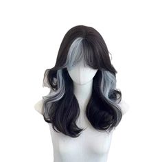 SHIMMER Ombre Wig Black Wavy Hair for Daily Use Party heat resistant Synthetic Wigs for Women Wig Headband, Black Wavy Hair, Wispy Hair, Wig Party, Women Cosplay, Ombre Wigs, Headband Wigs, Dye My Hair, Hair Dye Colors