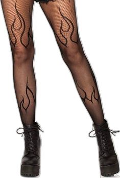 Trendy Thigh High Halloween Legwear, Trendy Thigh High Legwear For Halloween, Stretch Tights For Halloween Night Out, Trendy Tight Mesh Legwear, Trendy Stretch Legwear For Halloween, Edgy Stretch Mesh Tights, Fitted Tights For Halloween Night Out, Edgy Fitted Hosiery For Night Out, Trendy Fitted Tights For Halloween