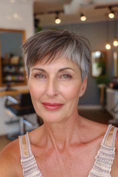 Embrace your timeless beauty and elevate your style with our curated collection of over 50 elegant hairstyles for women over 60 in 2024. As you gracefully navigate this incredible chapter of your life, discovering a Gray Hair Cuts