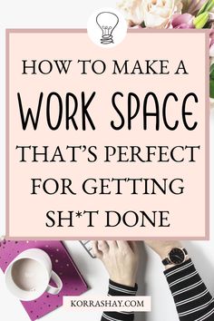 How to make a work space that’s perfect for getting sh*t done! How to make a productive work space to have a space to get stuff done. Work space tips and tricks for productivity! #productive #productivity #workspace #workspacegoals Work Productivity Aesthetic, Productive Office Space, Home Work Space, Productive Workspace, Work Hacks, Office Update, Work Management, Productive Office, Startup Growth