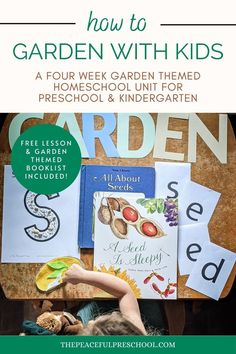 Spring is here and you can easily include your children in gardening with these fun garden themed educational activities. We include our favorite picture books about gardening for kids & a FREE preschool or kindergarten lesson plan based on The Tiny Seed by Eric Carle. Add our four-week Garden guide to your Spring nature study. Your family will enjoy its beautiful picture books, fun gardening activities for developing motor skills, yummy recipes and hands-on learning out in the sun. Books About Gardening, Nature Kindergarten, Nature Based Learning, Gardening Activities, How To Garden, The Tiny Seed