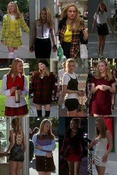 90s Girl Fashion, Clueless Vibes, Clueless Cher, Look 80s, Tv Outfits, 90’s Outfits, Fashion 1990s