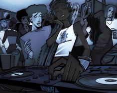 Black Coming Of Age Aesthetic, Dj Artwork, Robert Valley, 2000s Art, Afrocentric Art, Dont Stop, Character Design Animation, Ethereal Art, Sketchbook Art Inspiration