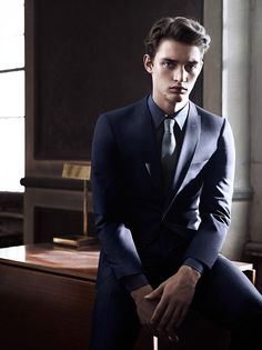 Otto Lotz, Slim Fit Suit Men, Business Portrait, Mens Luxury Fashion, Model Face, Male Photography, Slim Fit Suit, Suit Style