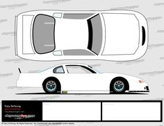 a paper model of a white sports car with the top down and side view open