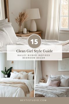 the clean girl style guide for bedroom decor