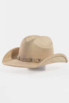 Cowboy hat with belt strap. One size fits most. Cowboy Hat Design, Country Cowboy, Classic Belt, Hat Styles, Unique Hats, Hat Design, Western Belts, Silver Lining, Strap Design