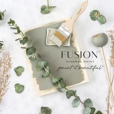 Fusion Fusion Mineral Paint Choose one Fusion Mineral Paint - Eucalyptus Eucalyptus Paint, Eucalyptus Plant, Mineral Fusion, Transforming Furniture, Fusion Paint, Water Based Acrylic Paint, Muted Green, Fusion Mineral Paint, Water Based Paint