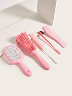 Types Of Hair Brushes, Hair Tool Set, Hair Brush Set, Long To Short Hair, Types Of Hair, Tangled Hair, Hair Supplies, Detangling Brush, Hair Brushes