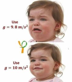 two pictures of a toddler with the same expression on their face, and one showing what is in front of them