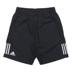 Adidas Printing Straight Sports Shorts Black DU0874 (Men's) Black Adidas Athleisure Bottoms, Black Athleisure Bottoms With Adidas Logo, Adidas Shorts For Sports Events, Black Adidas Logo Bottoms For Sports Season, Adidas Training Shorts With Go-dry Technology, Black Adidas Logo Shorts, Adidas Activewear With Three Stripes For Sports Events, Black Adidas Bottoms For Sports Season, Adidas Go-dry Training Shorts